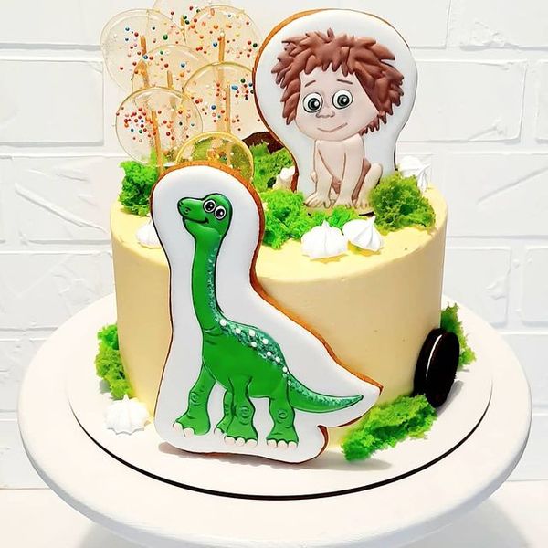 Торт "Хороший динозавр"
