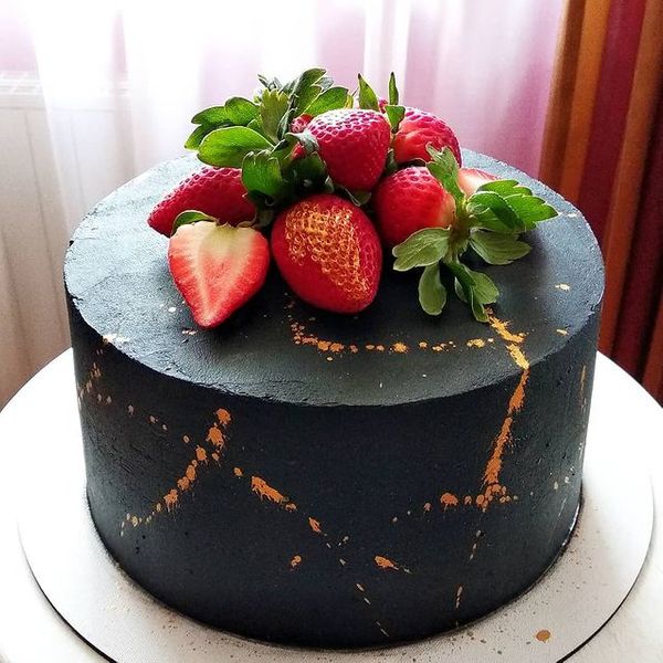 Торт "Чёрное и красное"