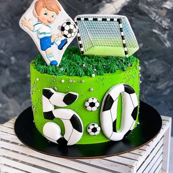 Торт "Люблю футбол"