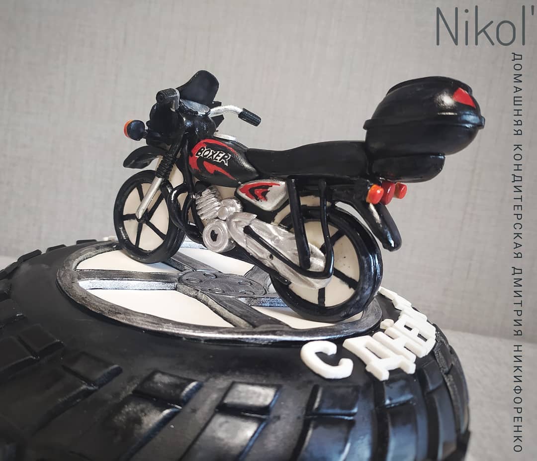 Торт "Мотоцикл" | Фото №6