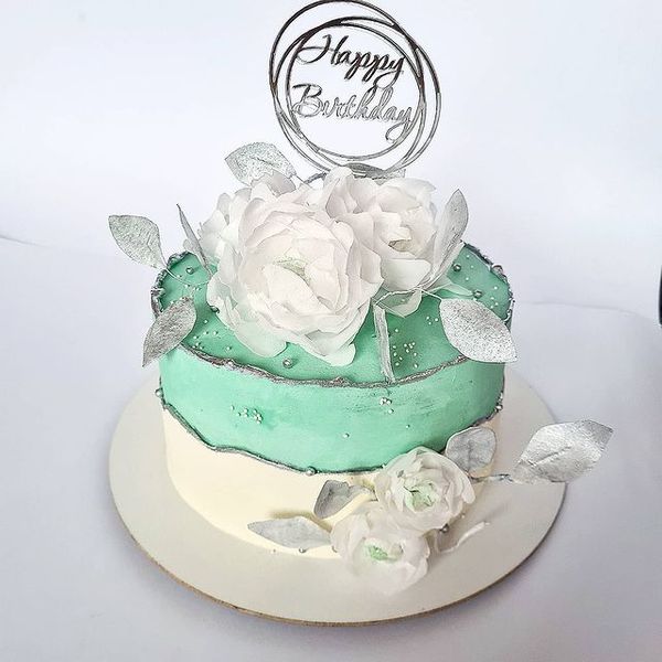 Торт "Белая роза"