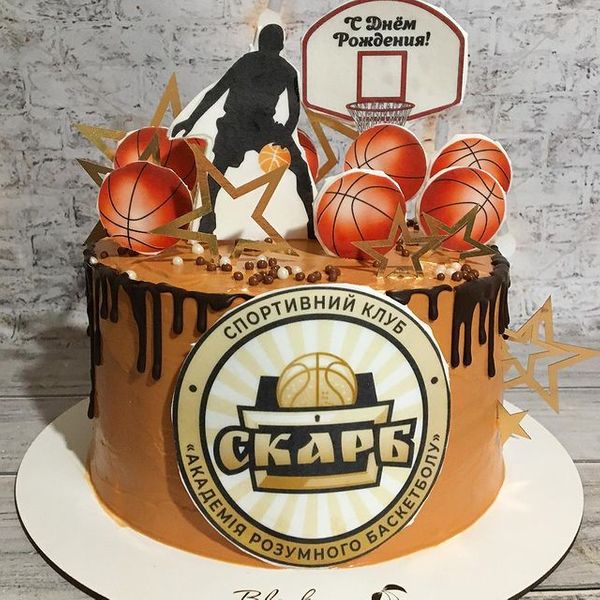 Торт "Баскетбольный юбилей"
