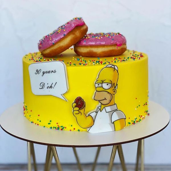 Торт "Симпсоны"