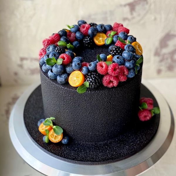 Торт "Чёрная ягода"